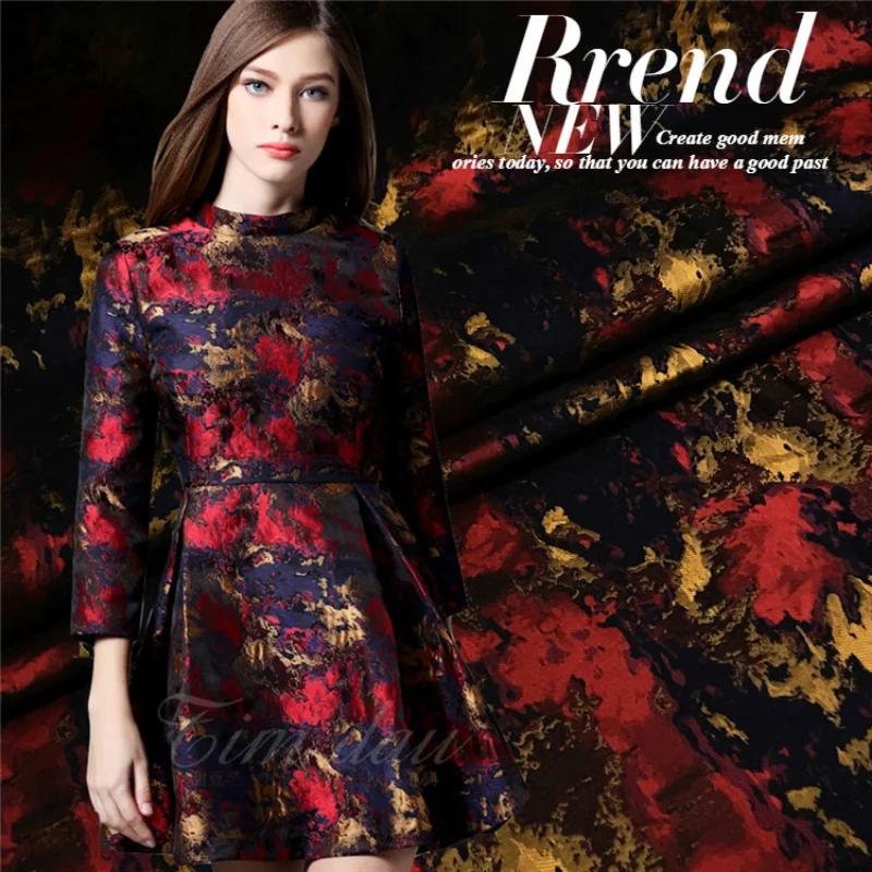 

Free shipping jacquard fabric stiff cheongsam dress child coat fashion jacquard brocade fabric wholesale Jacquard cloth