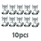 10 шт.Лот, Силиконовые Прорезыватели для зубов, без бисфенола