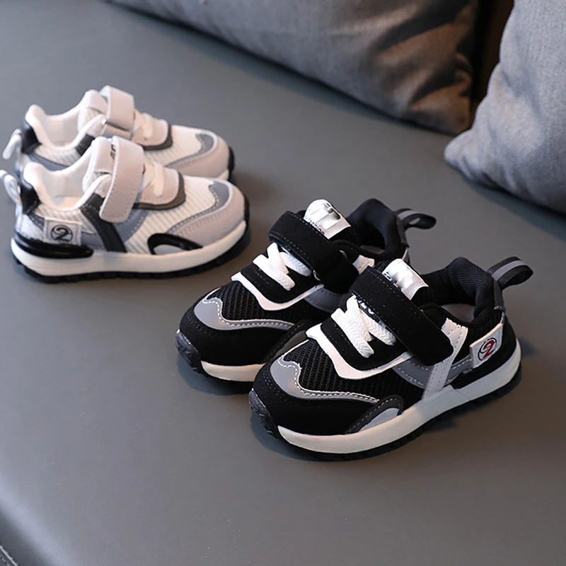 

Children's Shoes, Boys and Girls, Casual Sports Shoes Plus Velvet Soft-soled Toddler Shoes Non-slip Running Fashion Sports Shoes