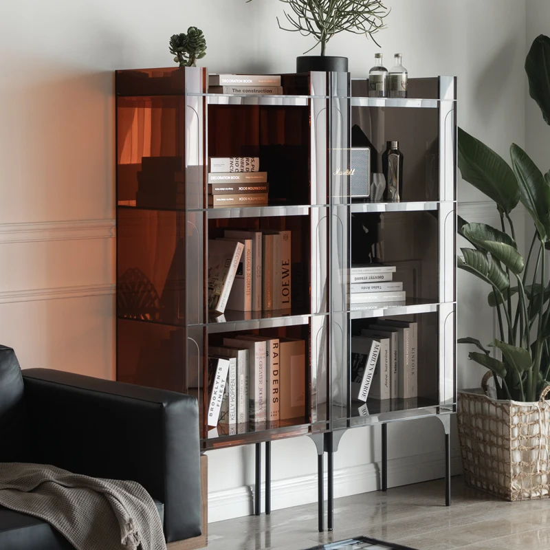 Деревянные металлические стеллажи Полка середины века Книжные полки