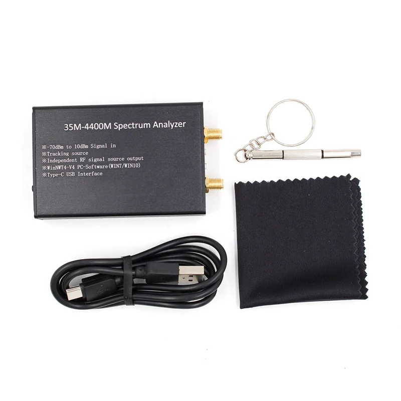 

Fashionspectrum Analyzer USB LTDZ 35-4400M Signal Source With Tracking Module RF Frequency Domain Analysis Tool With Shell