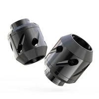 2 pcs motorcycle cnc front rear fork cups sliders crash protector anti falling frame slider protect motocross