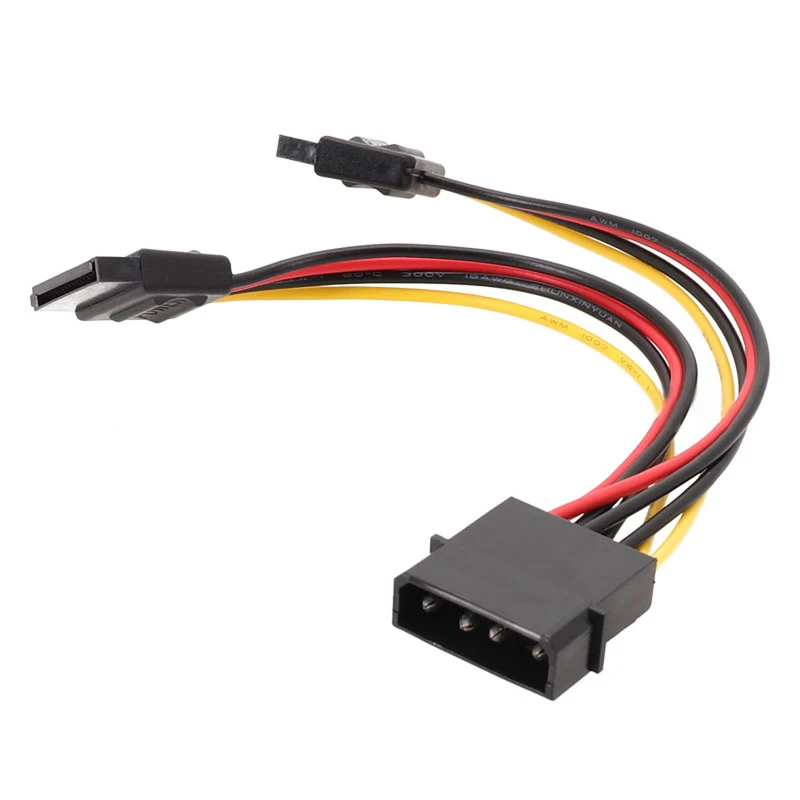 

Computer Power Supply IDE4 pin to SATA Hard Drive Cable Large 4P to SATA Power Cable