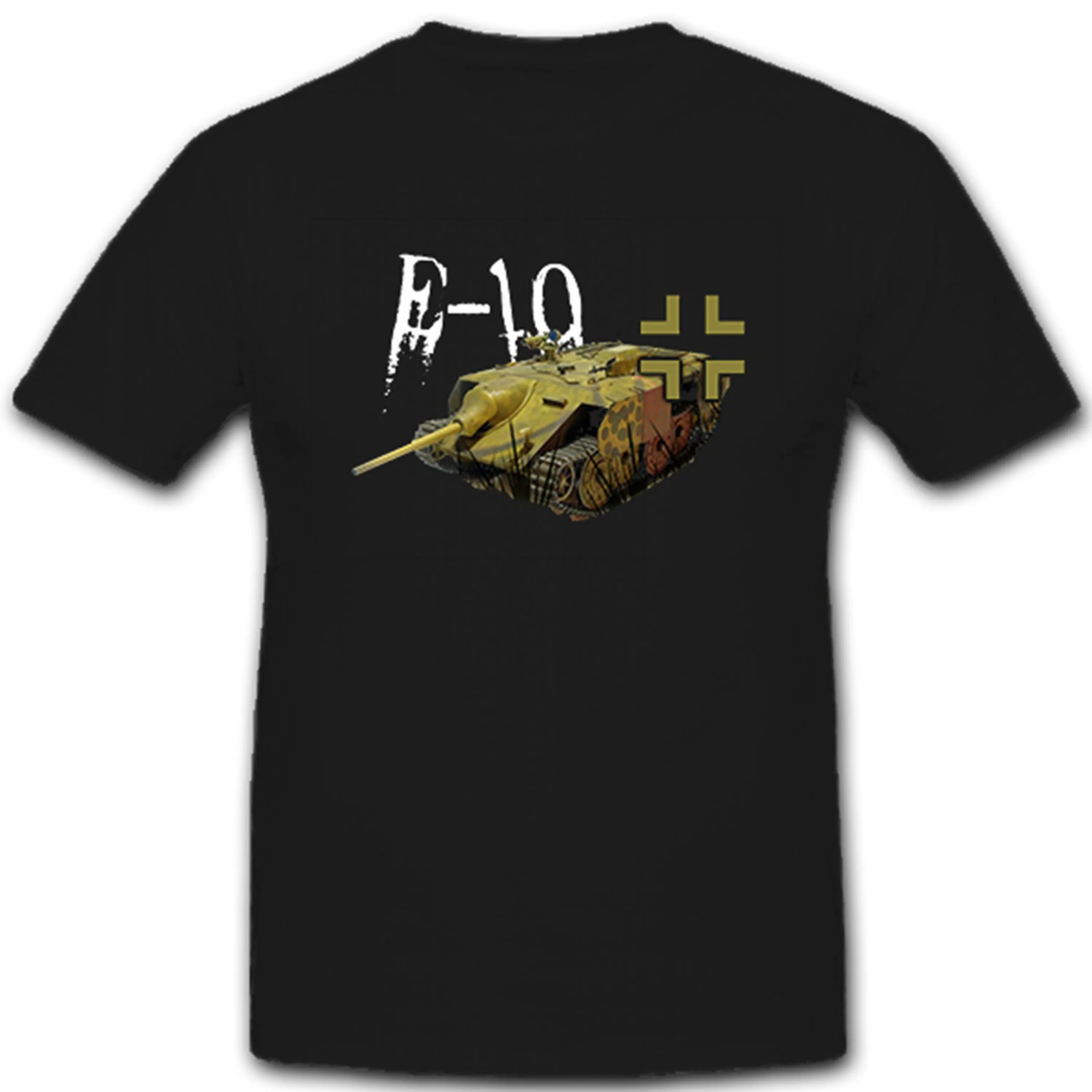 

E-10 Panzer-Hetzer Prototyp Jagdpanzer Tank Destroyer T-Shirt. Summer Cotton Short Sleeve O-Neck Mens T Shirt New S-3XL
