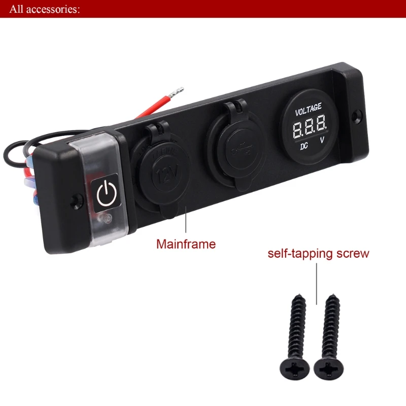 

Dual USB Car Charger, 12VUSB Cigarette Adapter, Socket Splitter with 2 USB Ports Circuit Breaker Car Charger