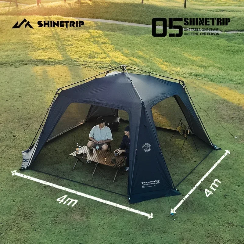 Shinetrip Sunshade Tent One-touch 8-10 человек Пляжная семейная вечеринка для кемпинга Защита от