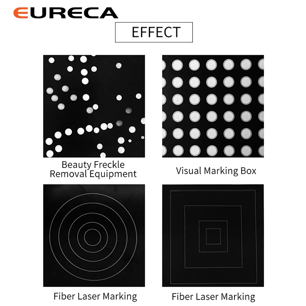 50pcs Laser Engraving Marking Welding Machine Test Photo Focus Double Black Dimming Paper Fiber Laser Path Adjust Size 200*200mm enlarge