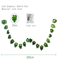 new 2m artificial plant for wall eucalyptus fake flowers leaf monstera room wedding centerpieces tables vine nordic home decor