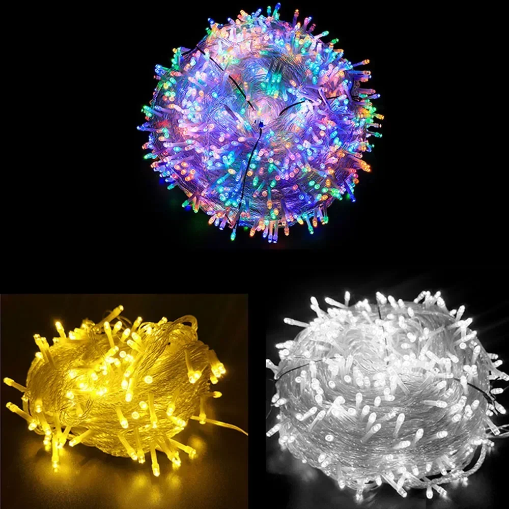 Декор рождественской елки Праздничный свет Открытый светодиодный гирляндный