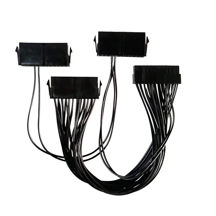 

24Pin 3 многоканальный блок питания A TX кабель адаптера 18AWG провод, используется для синхронного запуска материнской платы компьютера подключа...