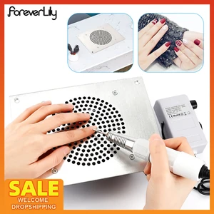 Встраиваемый Настольный пылесос для всасывания пыли для ногтей, пылеуловитель для ногтей, маникюрный аппарат, гель для ногтей, устройство вакуумный удалитель