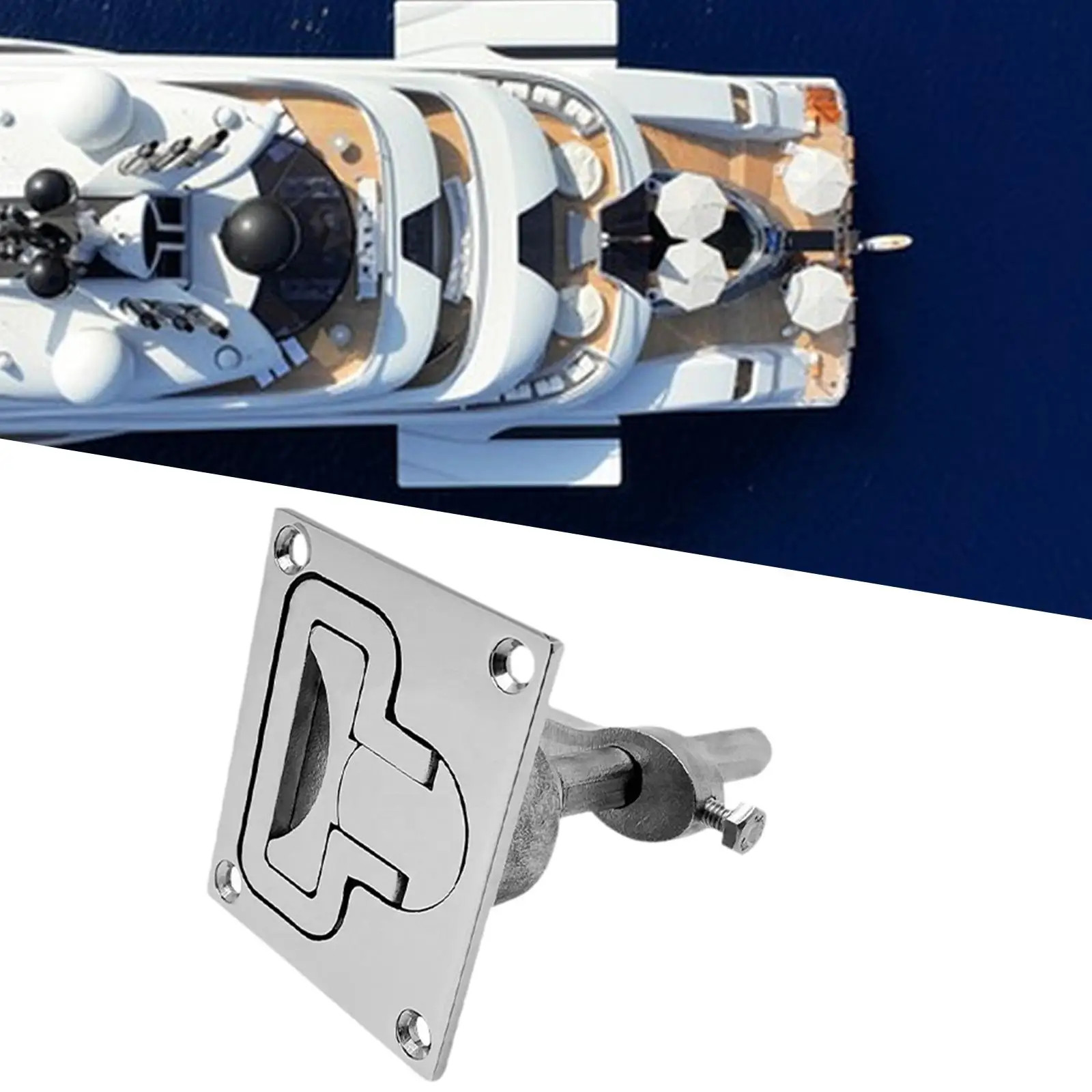 Напольный замок для лодки подъемная ручка напольная пряжка из нержавеющей стали