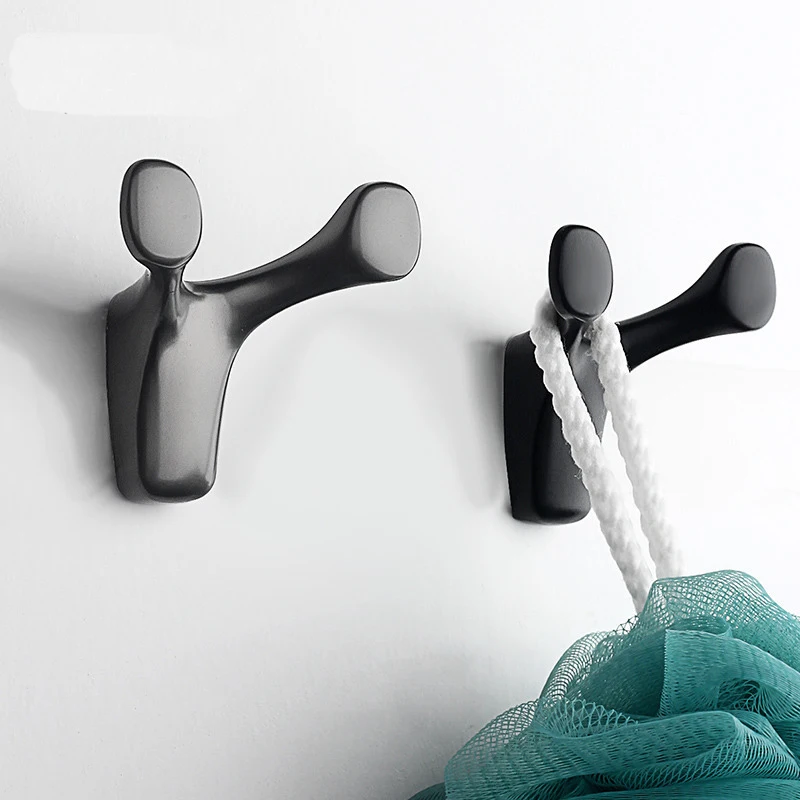 

Creative Metal Hook Wall Hanger Bedroom Door Kitchen Key Holder Wall/wall Hooks Home Organization Clothes Hanger Shower Hooks