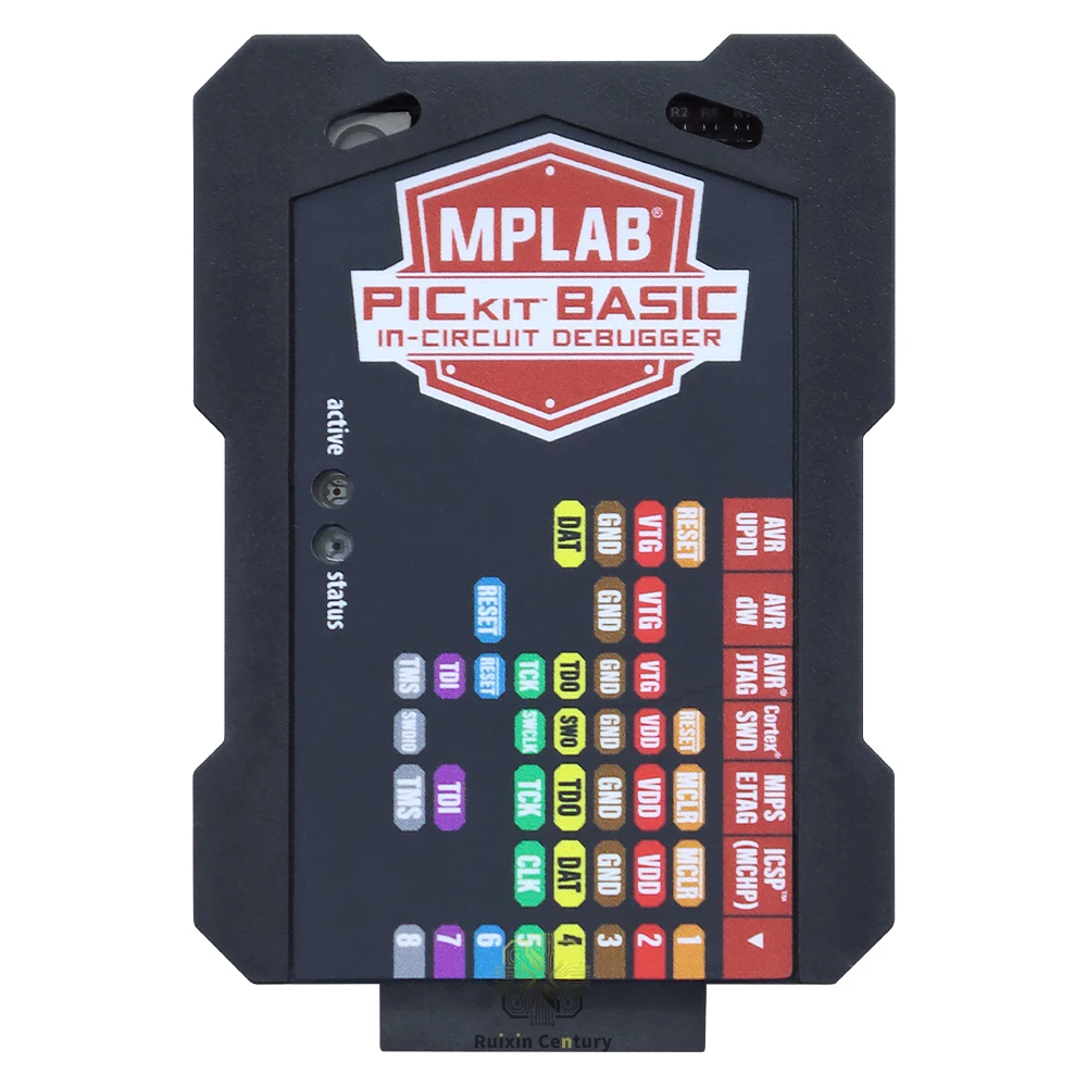 Фото Оригинальная плата отладчика Microchip MPLAB PICkit Basic PIC AVR In-Circuit Debugger PG164110 USB-C 300 МГц Cortex-M7 8-контактная SWD JTAG №2