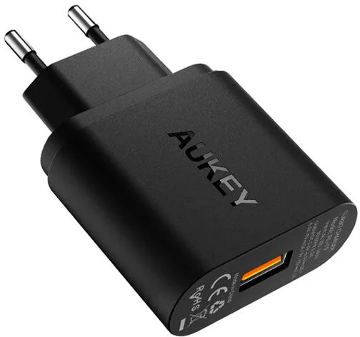Battery Charger Aukey pa-t9 USB wall charger Quick Charge 3.0 color black (pa-t9) | Мобильные телефоны и аксессуары