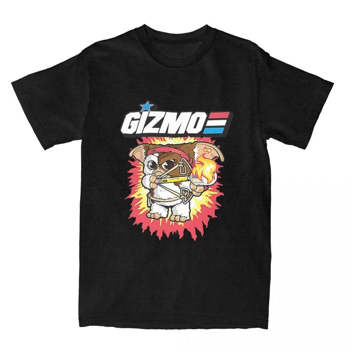 Funny G.I.Zmo Gremlins Horror Mogwai Movie T-Shirt for Men Creative 100% Cotton Tees Round Neck Short Sleeve T Shirt  Clothing