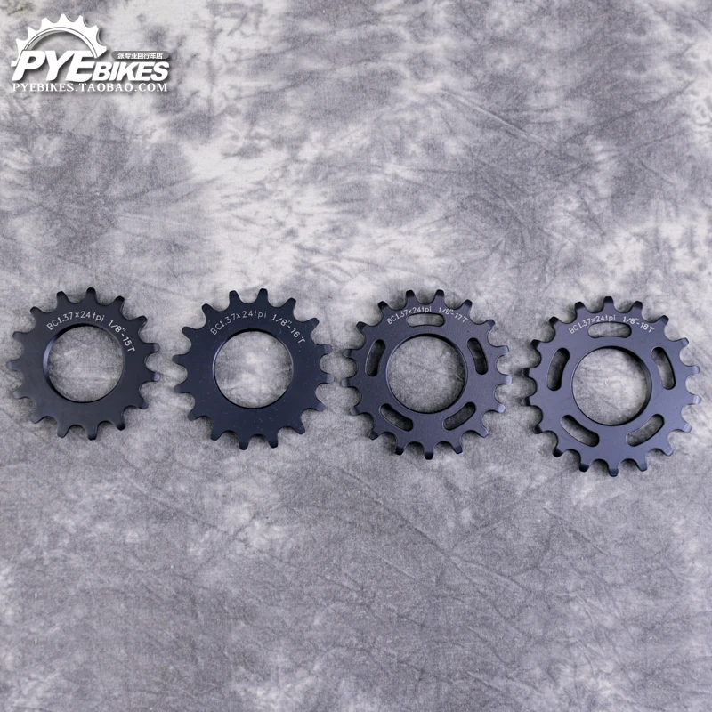 Gran Compe Fixed Gear High Quility Bicycle Wheel Cogs Black steel  Sprocket & Lockring 15T -18T
