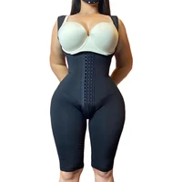 fajas colombianas full double high compression hourglass bbl front closure body shaper shapewear skims bodysuit for daily