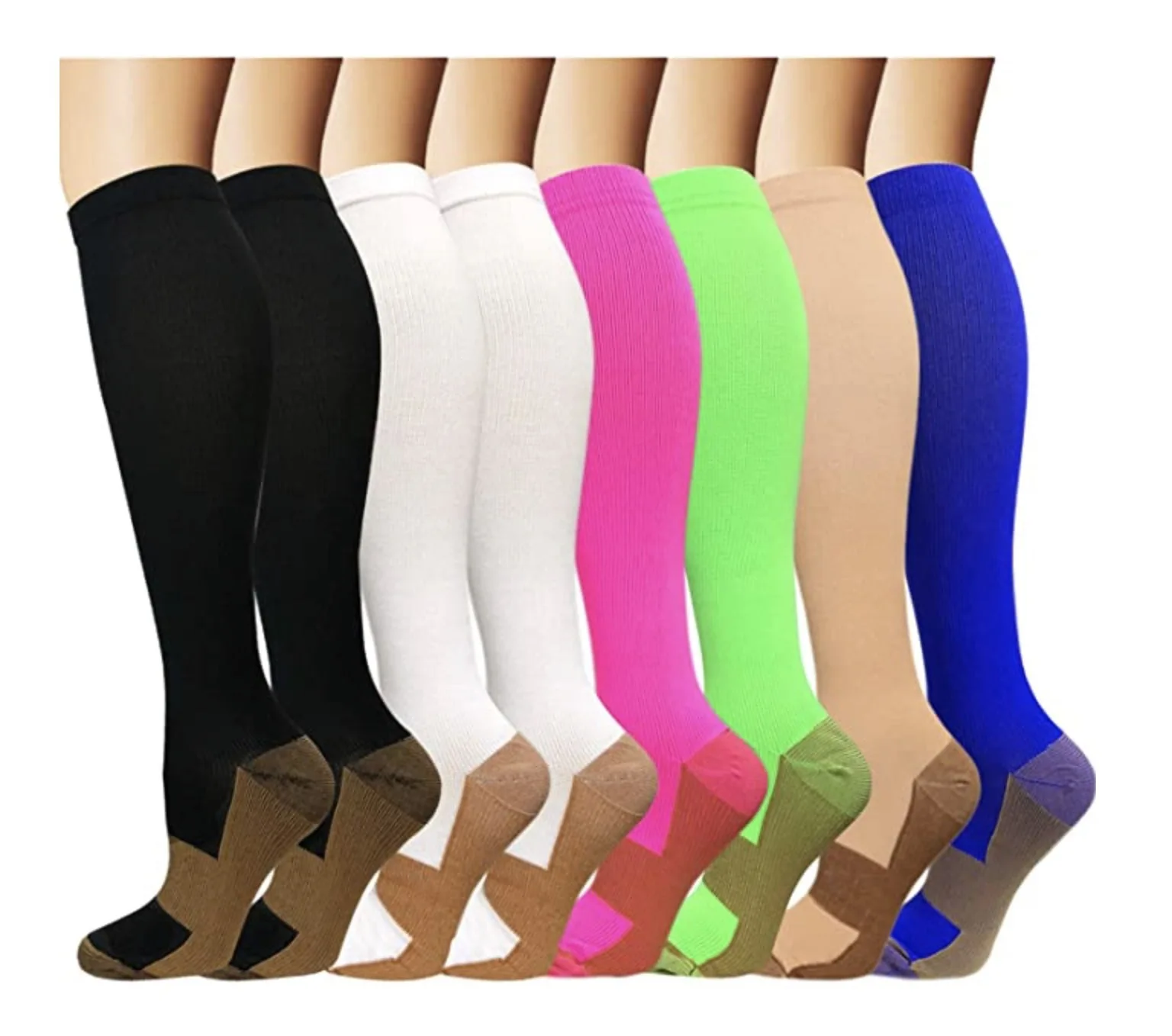 Pressure Long Socks Men And Women Sports And Fitness Socks Patterned Outdoor Socks Running Pressure Socks
