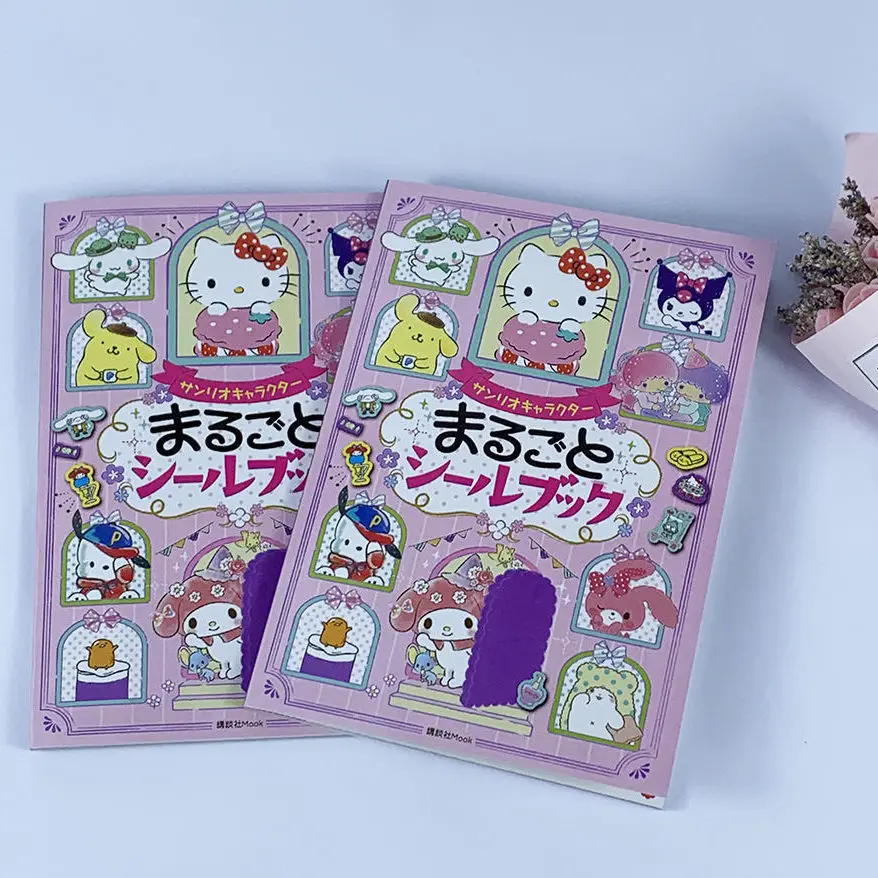 

Стикер Hello Kitty, японская мультяшная наклейка, книжка, руководство, дневник, стикер, милый декоративный материал, стикер High Kulomi