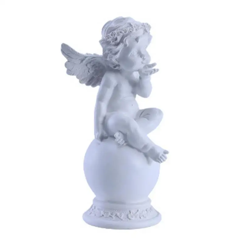 

Little Angel Figurine Resin DIY Cherub Statues For Garden Praying And Thinking Angel Resin Figurines For Home And Garden