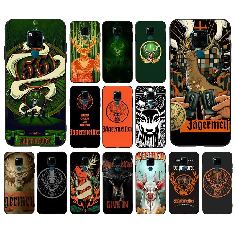 

jagermeister Phone Case For Huawei Mate 10 20 30 40 50 lite pro Nova 3 3i 5 6 SE 7 pro 7SE