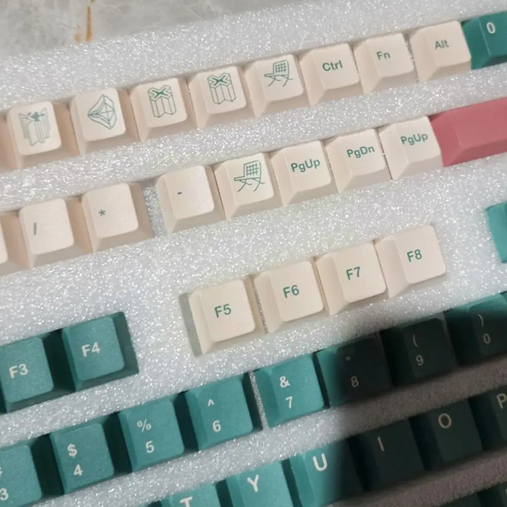 142Keys GMK Keycaps PBT Profile Sublimation Keycap Enovl 7U 2.25U 2U 1.75U 2.75U Shift 1.25U 6.25U 1.5U Spacebar 2U 3U W9K0