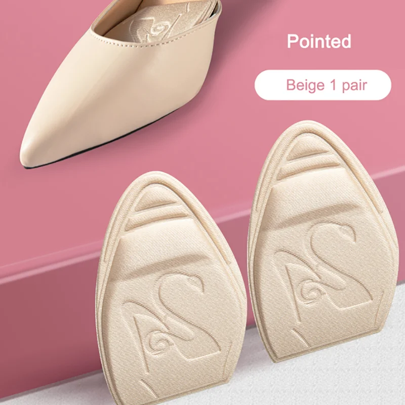 

Forefoot Pad for Women High Heels Half Insole Toe Plug Reduce Shoe Size Anti-Slip Anti-Pain Pads Pain Relief Insoles for Shoes