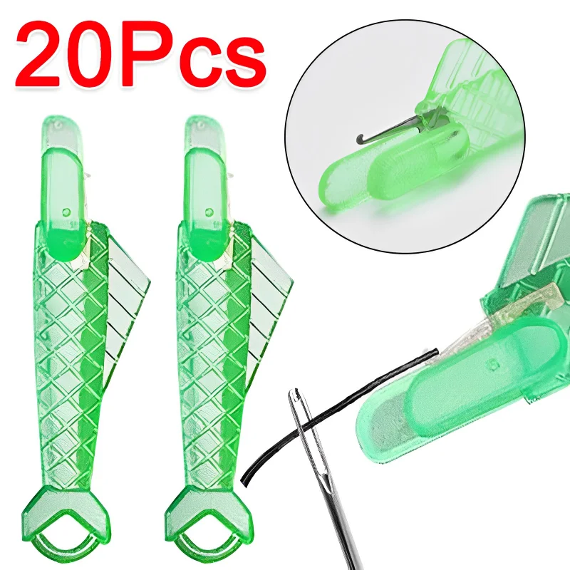 

20/3pcs Automatic Needle Threader for Sewing Machine with Hook Stitch Portable Insertion Tool Quick Changer Craft Accessories