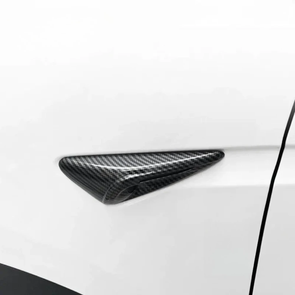 Фото Новая защитная накладка на камеру заднего вида для Tesla Model YL 2025 из углеродного волокна, декоративный элемент для тюнинга автомобиля №3