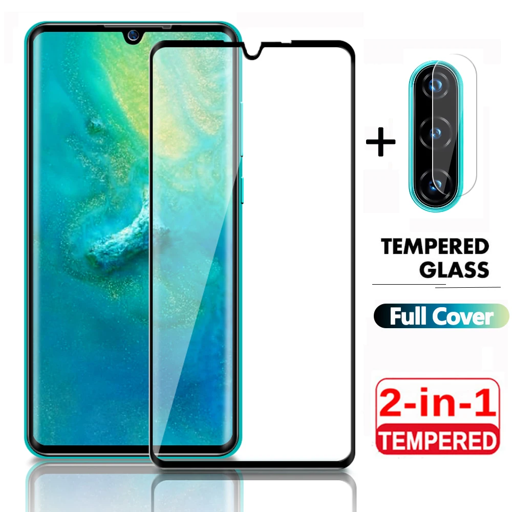 

2-in-1 Screen Protector For Huawei Mate 30 20 10 Lite P Smart Camrea Lens Protective Film For Mate 9 8 P30 P20 Glass Protector