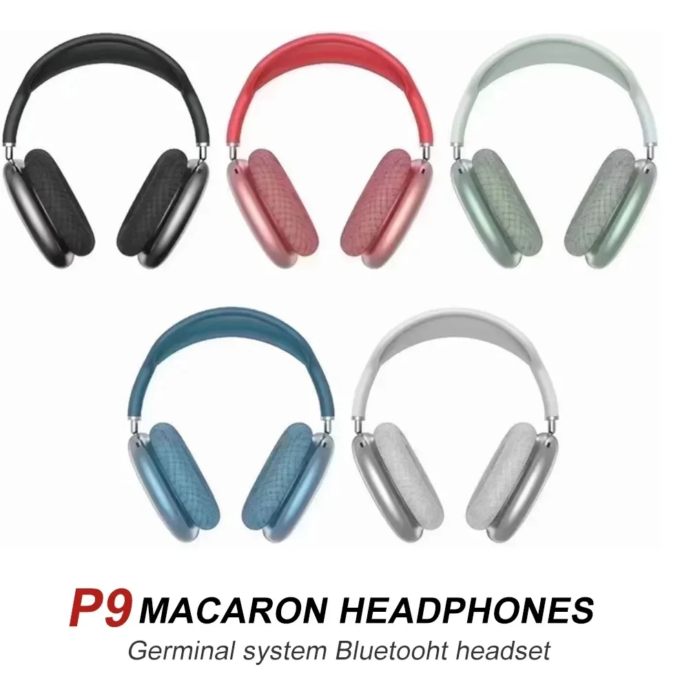 

P9 Air Max Wireless Bluetooth Headphones Noise Reduction Earphone With Microphone Supports TF Sports Gaming Wireless Headset