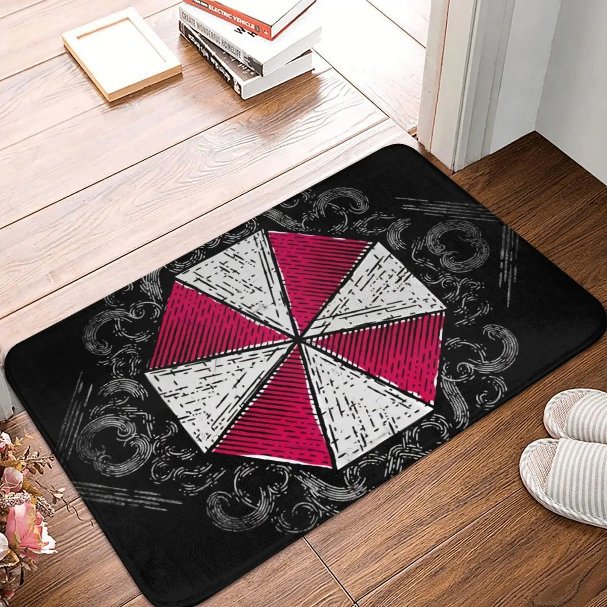 

Umbrella Corporation Kitchen Non-Slip Carpet Village Art Living Room Mat Entrance Door Doormat Floor Decoration Rug