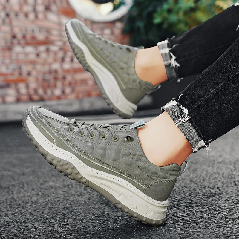 Мужская обувь на платформе модные неуклюжие кроссовки мужская повседневная