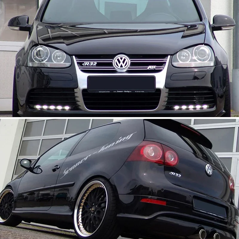 Хромированная эмблема R32 для переднего гриля гольфа TDI R 1997 л V6 задняя загрузка 4 / 5