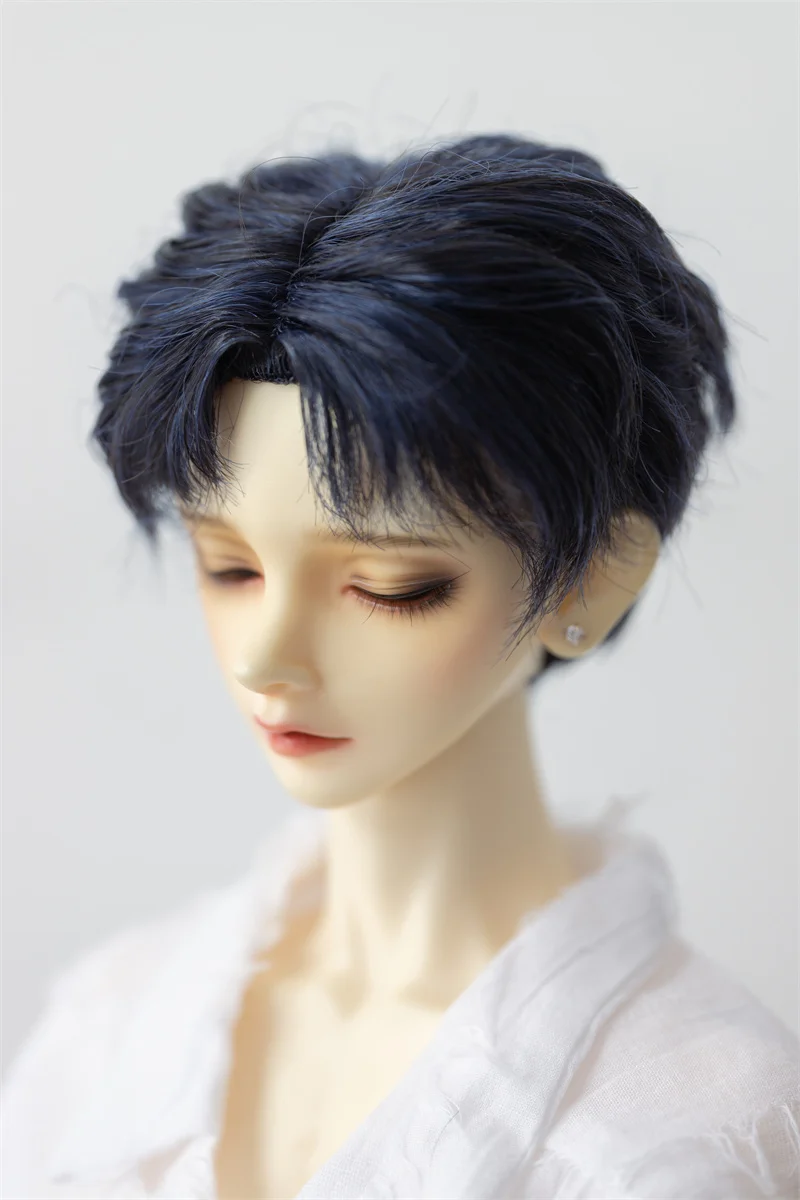 

BJD wig 3 points Uncle Xiao San's hand hook milk silk modeling short hair xzy