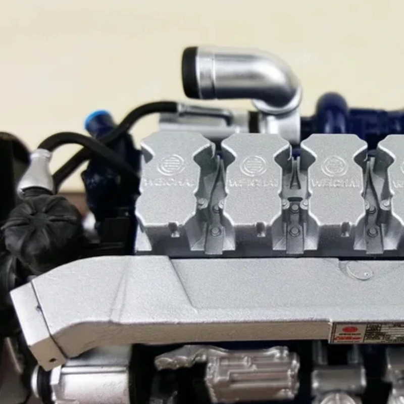 Модель двигателя Weichai WP13 1:12 модель из сплава высокопроизводительная 13-литровая