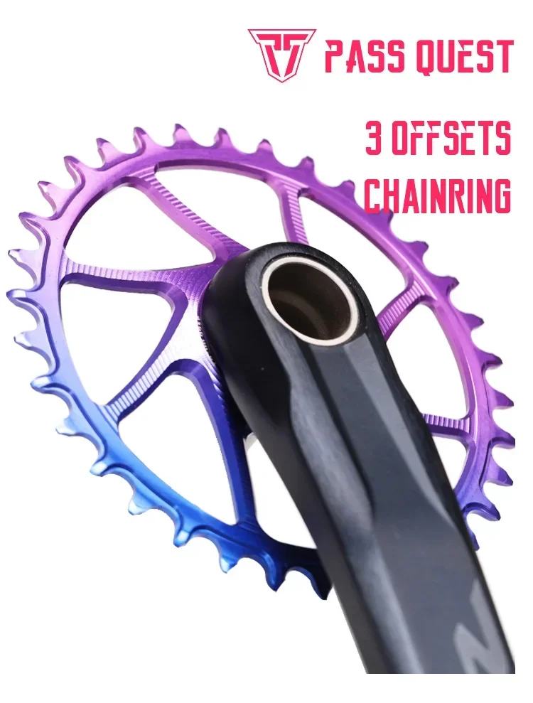 _ 3 мм офсетные Узкие Широкие звездочки для горного велосипеда Shimano Xt M7100 M8100 M9100