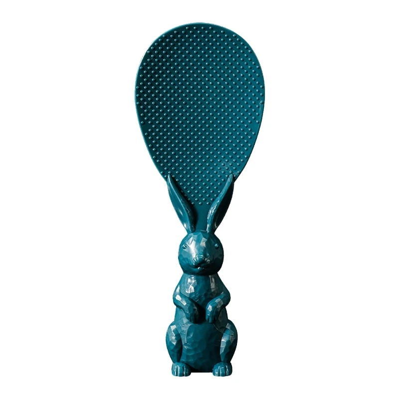

Kitchen Non-Stick Rice Paddle Spoon Standing Rabbit Shape Shovel Dining Scoop