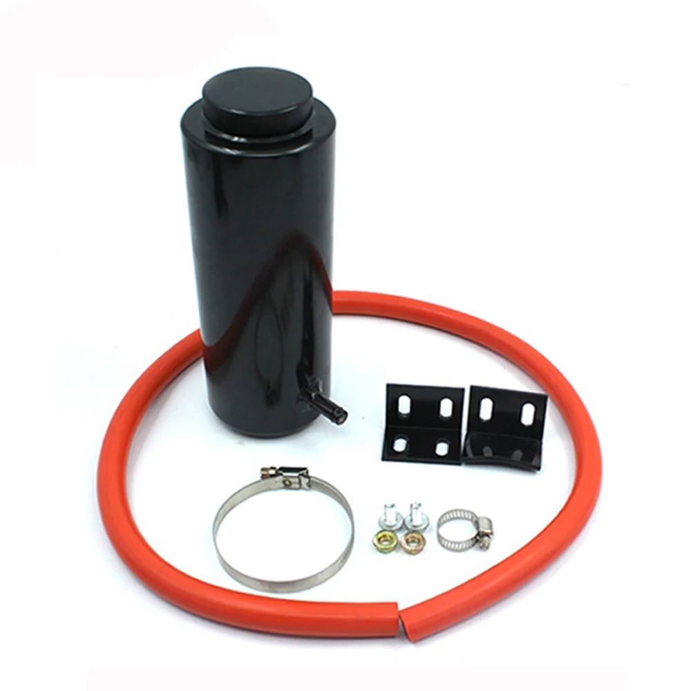 

800ML Cylinder Radiator Overflow Reservoir Coolant Tank Universal Can Black Blue Red Purple Silver