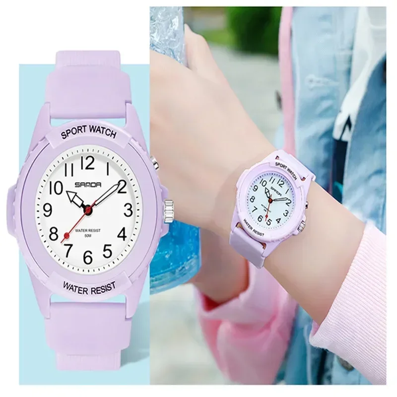 Sanda 6018 новые электронные часы с микроконтроллером модные спортивные на открытом