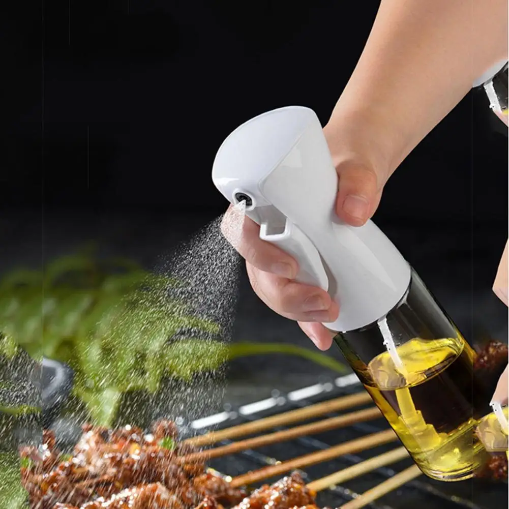 

200ml Glass Oil Sprayer Oil Spray Bottle Kitchen Sprayer Containers Accessories For Salad Bbq Cooking Baking Roasting