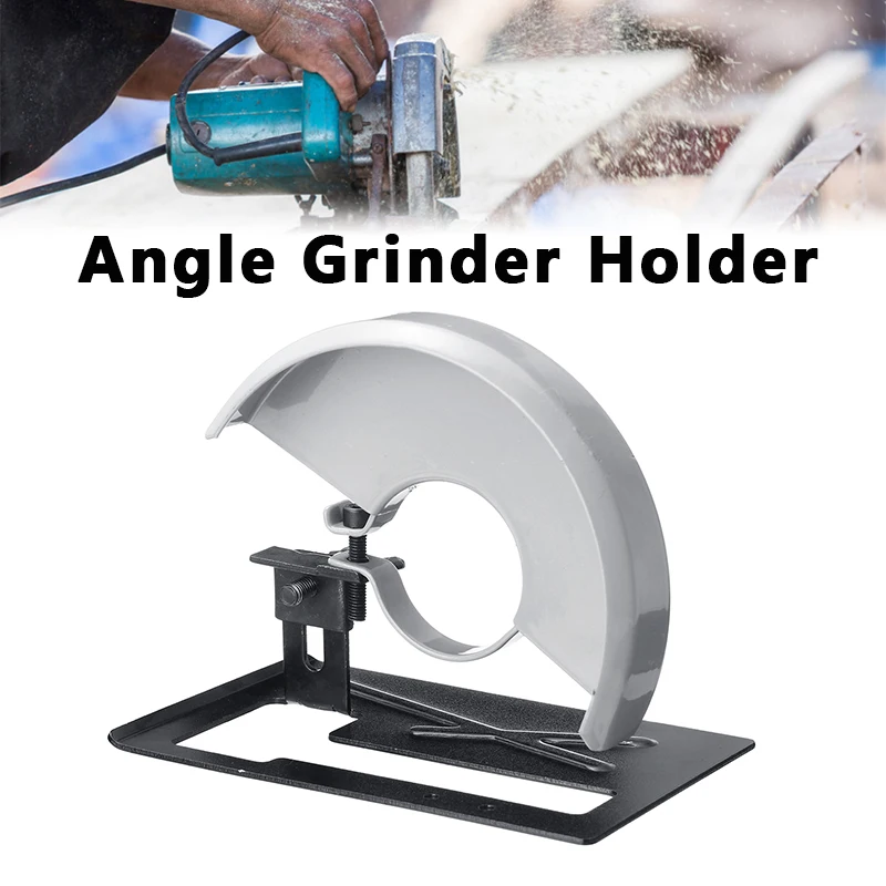

100 Angle Grinder Cutting Machine Lengthened Cutting Support Sand Holder with Protective Cover Woodworking Power Tools
