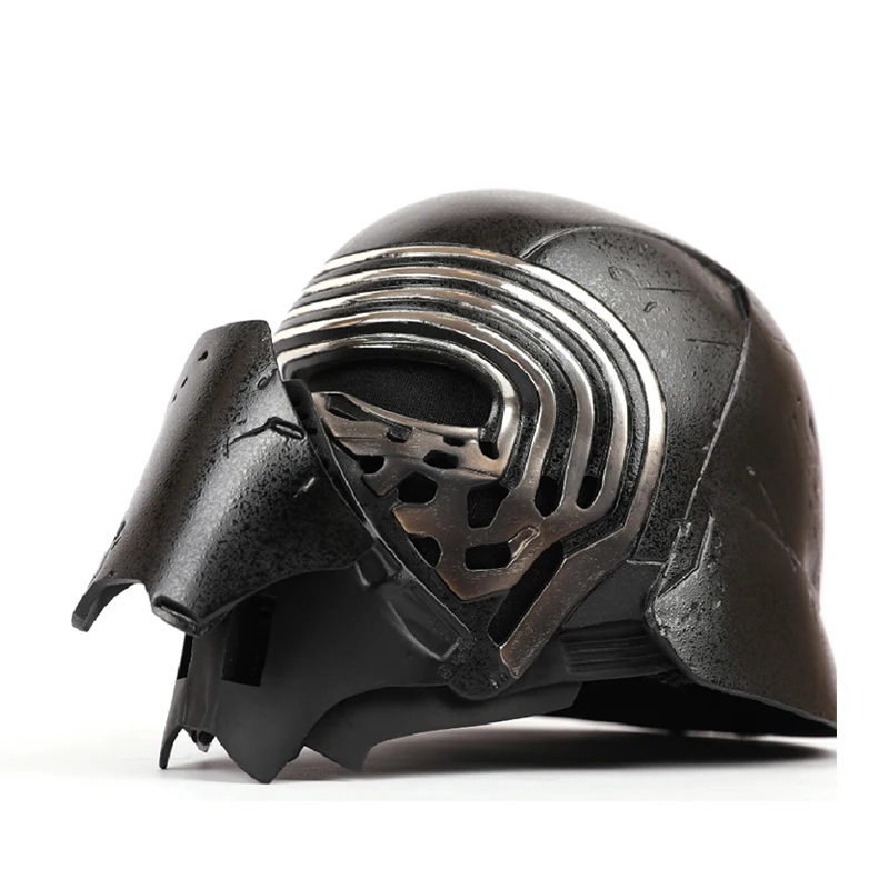 Фото Шлем TFA Kylo Ren из фильма «Звездные войны», электрический переключатель для открывания и закрывания зала с боевым повреждением и звуковым эффе... №3