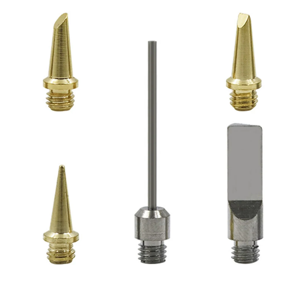 Паяльные жала паяльное жало комплект утюгов ручка серебро набор из 5 шт. медная