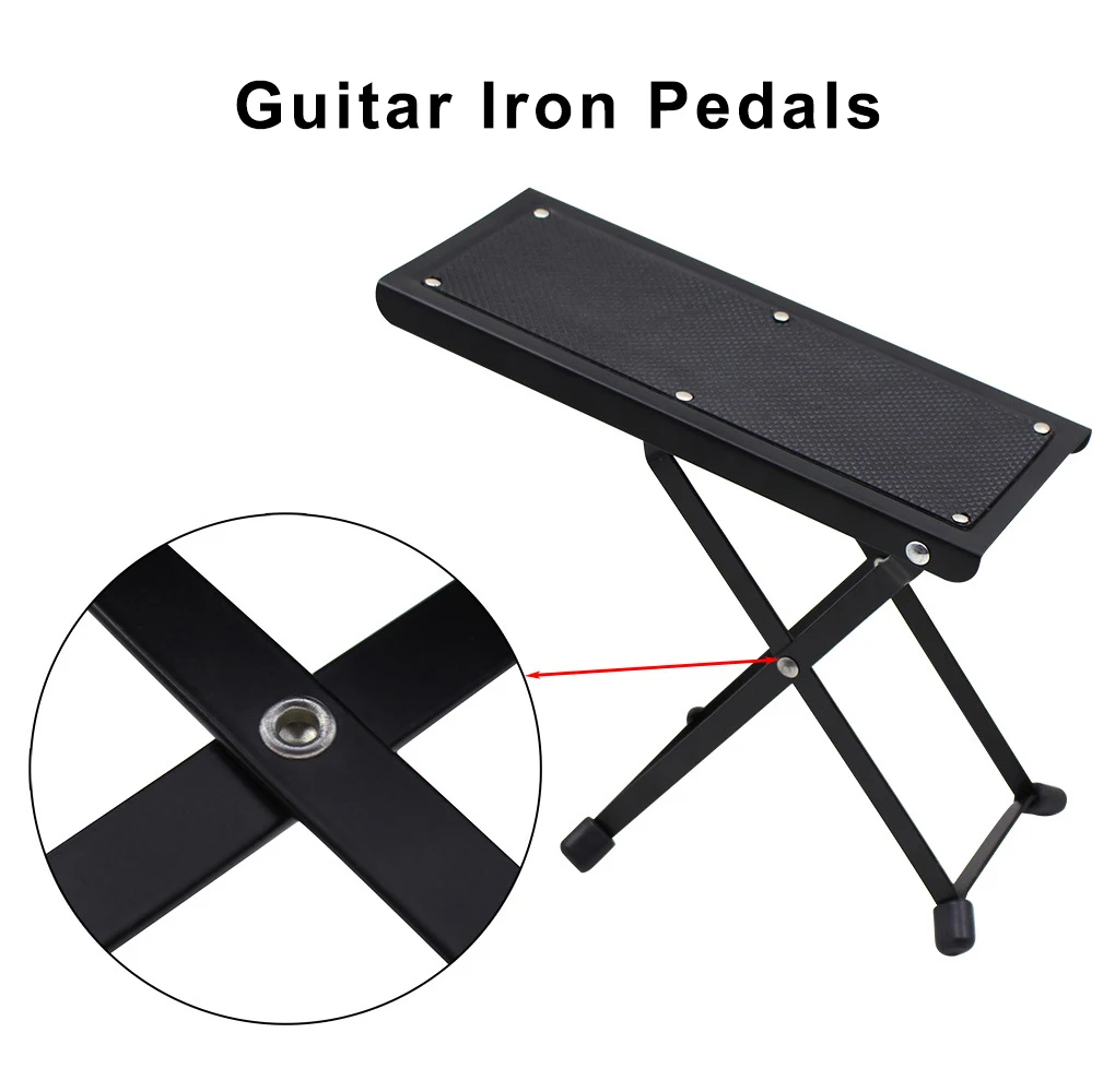 

Guitar Solid Wood Footstool Folding Stand Foot Rest Professionals Accessories