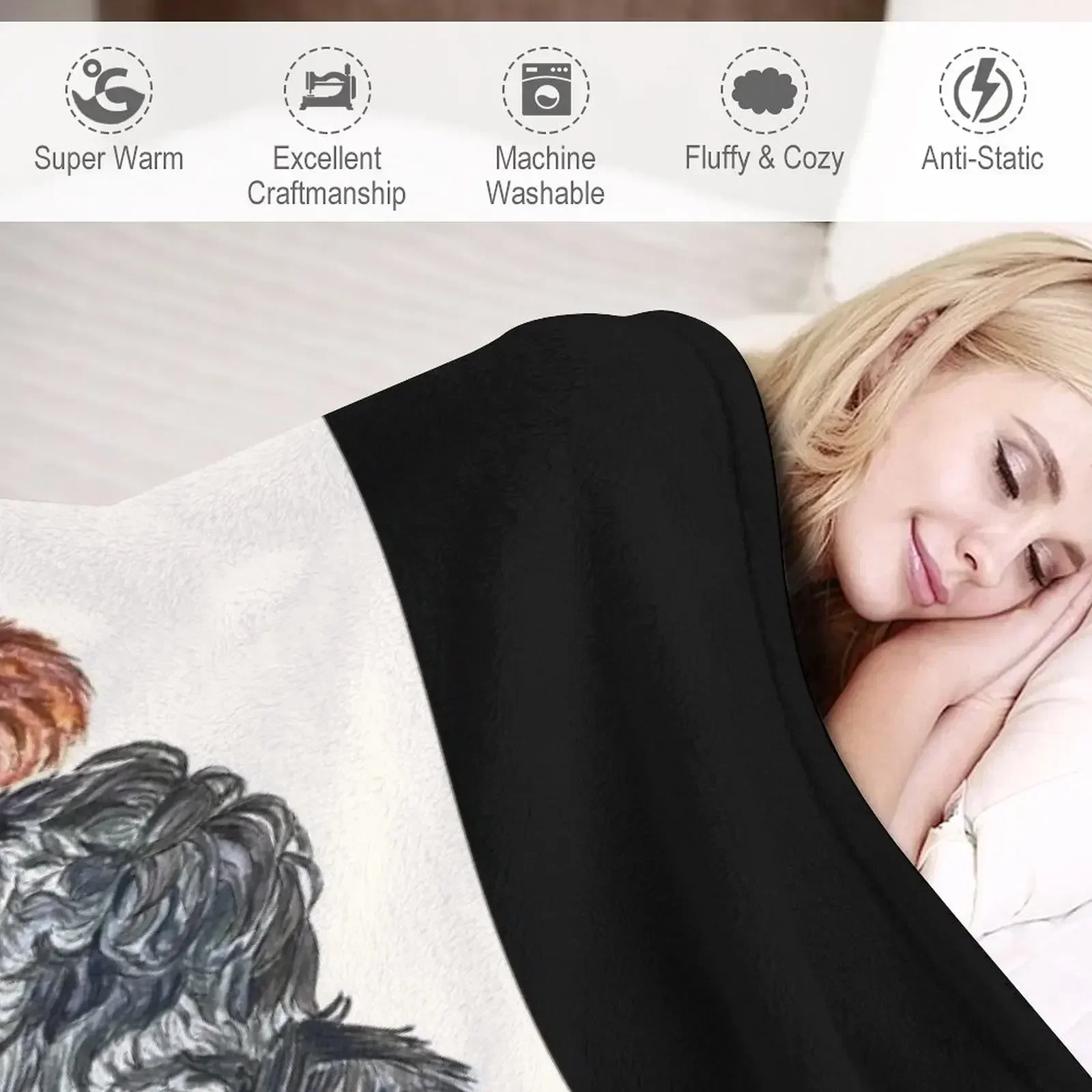 Одеяло Galloway Bunch одиночное мягкое большое модное одеяло для диванов