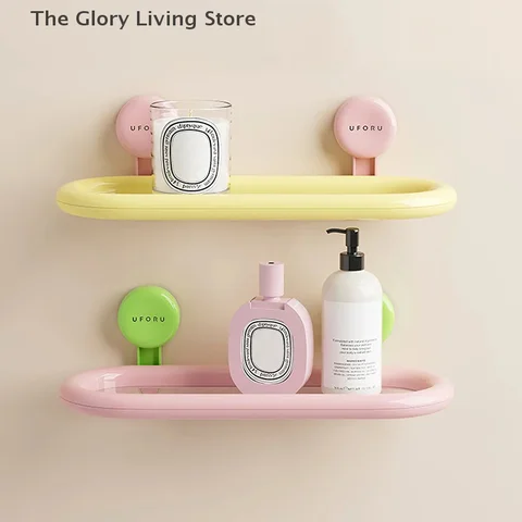 Овальная полка на присоске HUXUAN для ванной