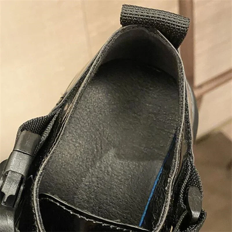 Japanese Cross Patent Leather Round Toe Platform Loafers Slip on Flats Ladies Casual Shoes Women's Original Design Oxfords