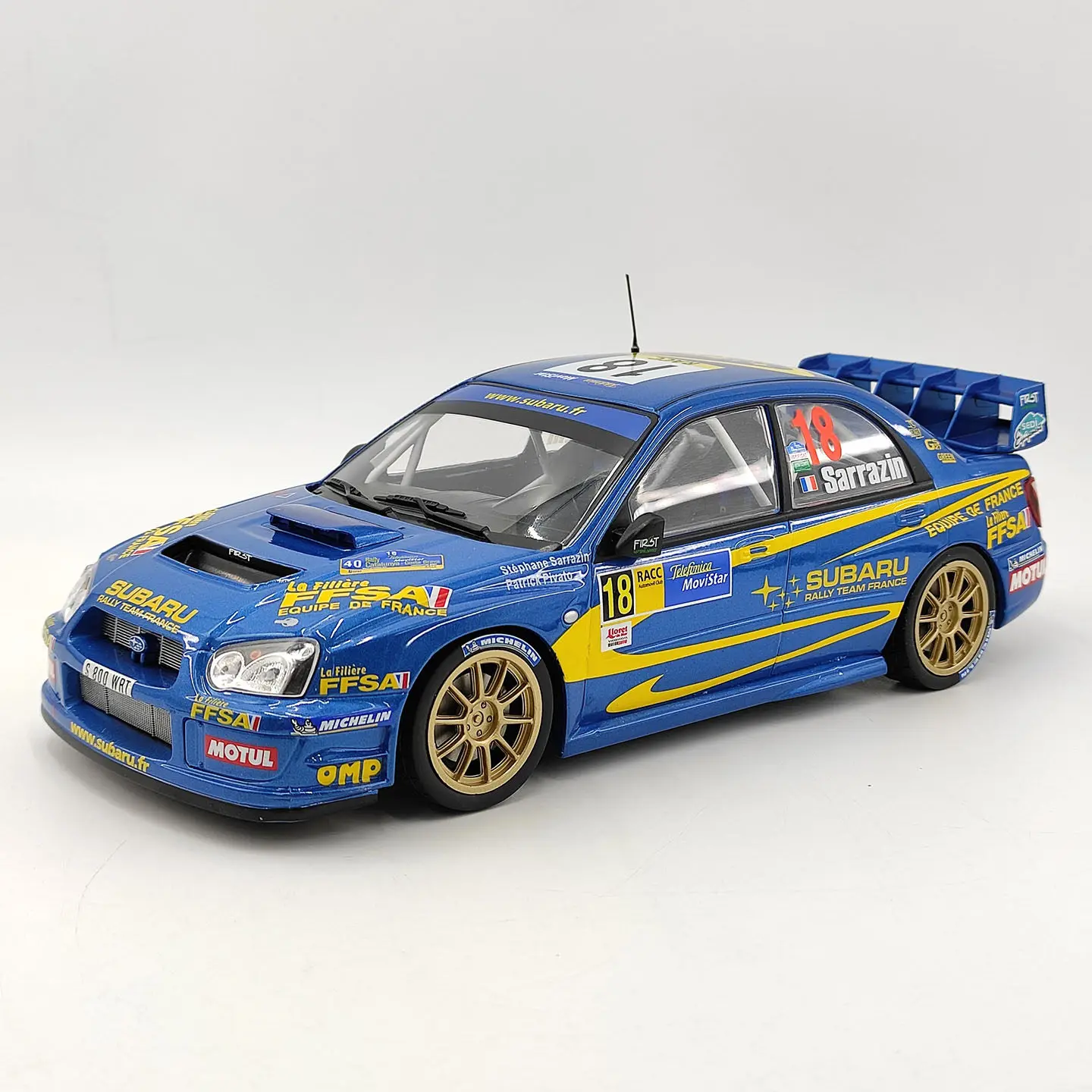 Фото Модель IXO 1:18 Subaru Impreza S9 WRC (из литого металла) # Модель автомобиля 18 Rally Alloy №3